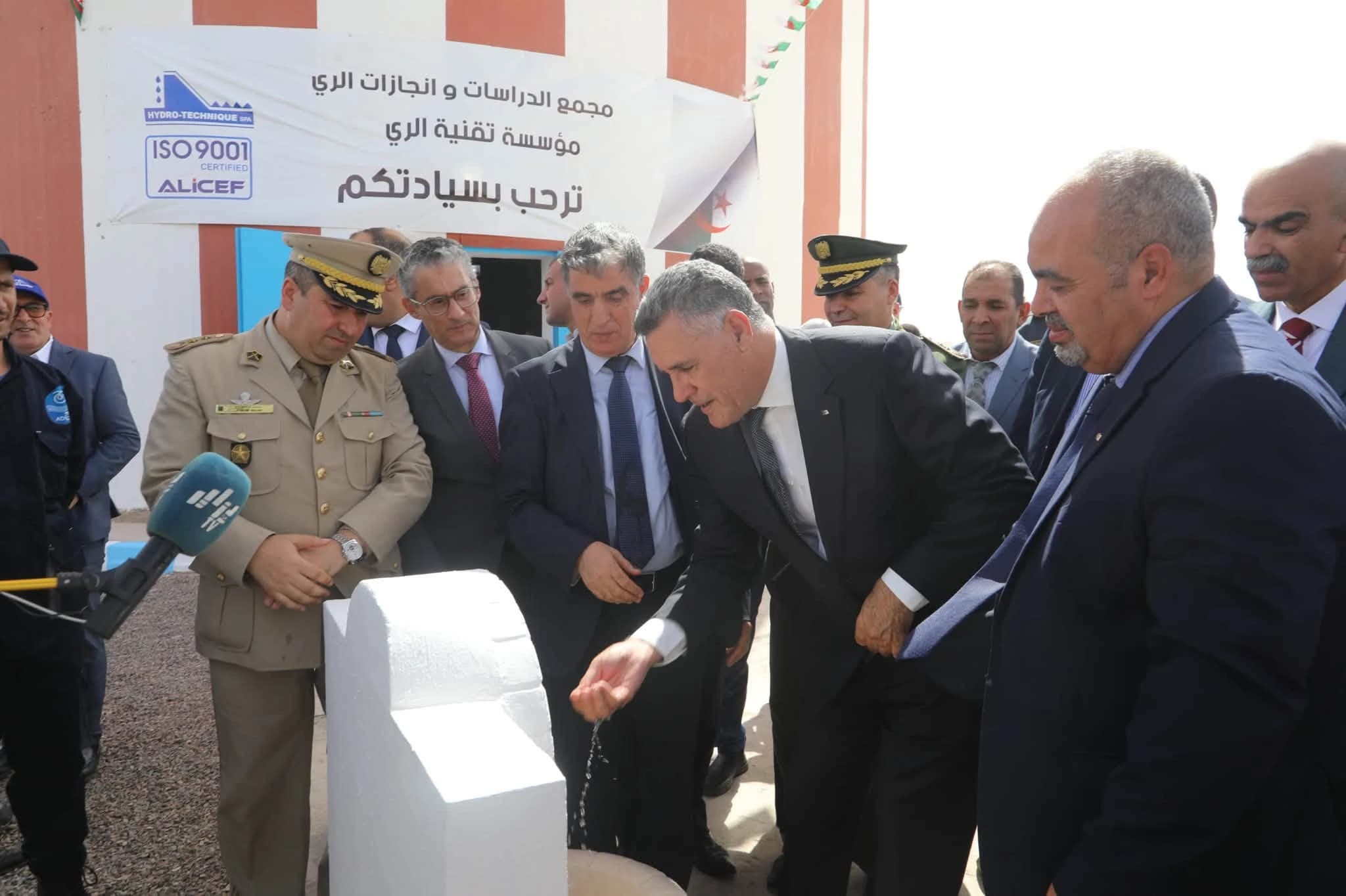 Bouzegza inaugure un château d’eau de 2.000 m3 au pôle urbain de Tillilène