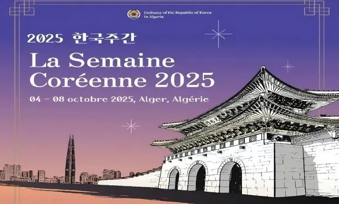 10e édition de la semaine culturelle sud-coréenne du 4 au 8 octobre à Alger.