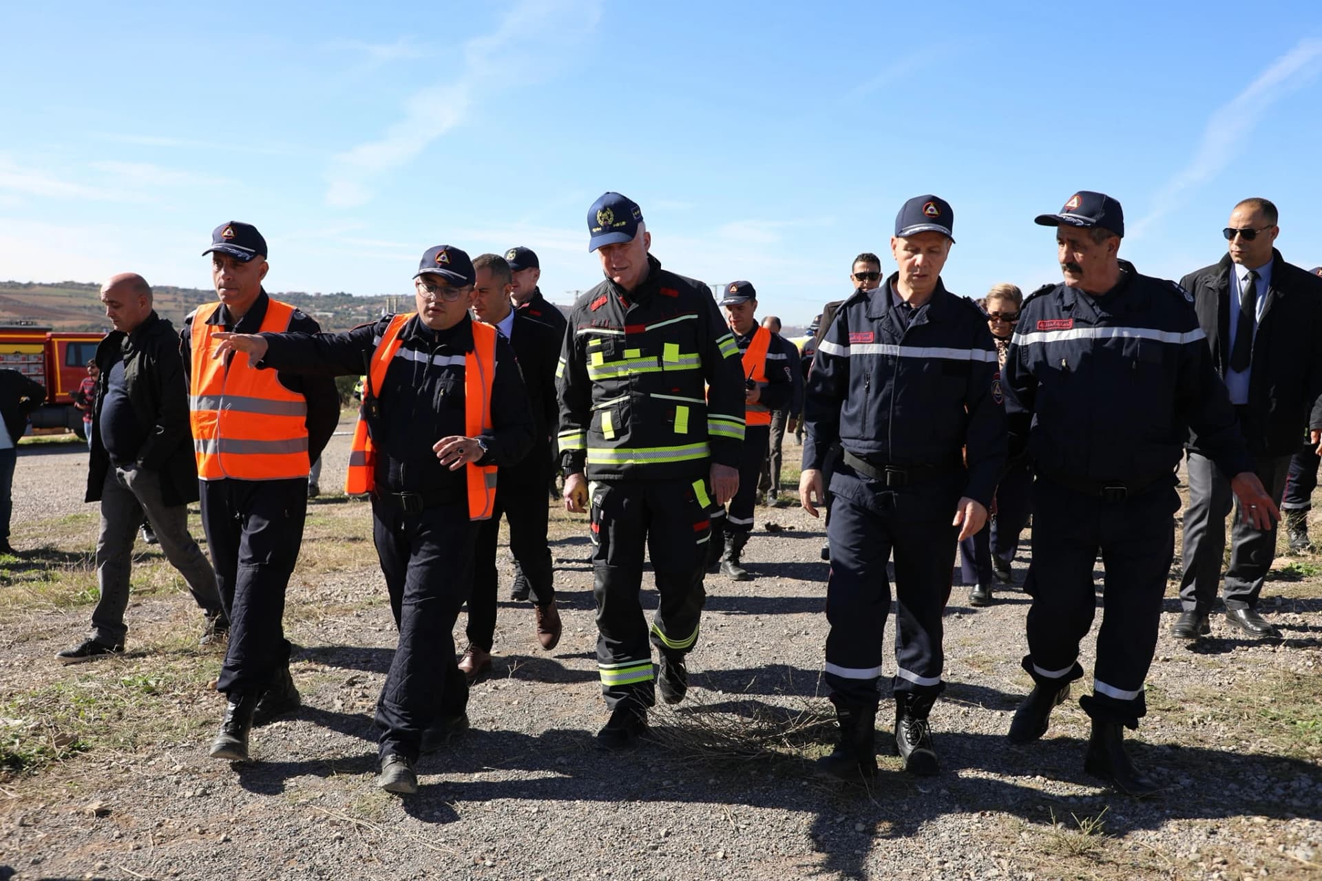 Bourelaf supervise à Bouira un exercice de simulation d’un séisme de grande intensité