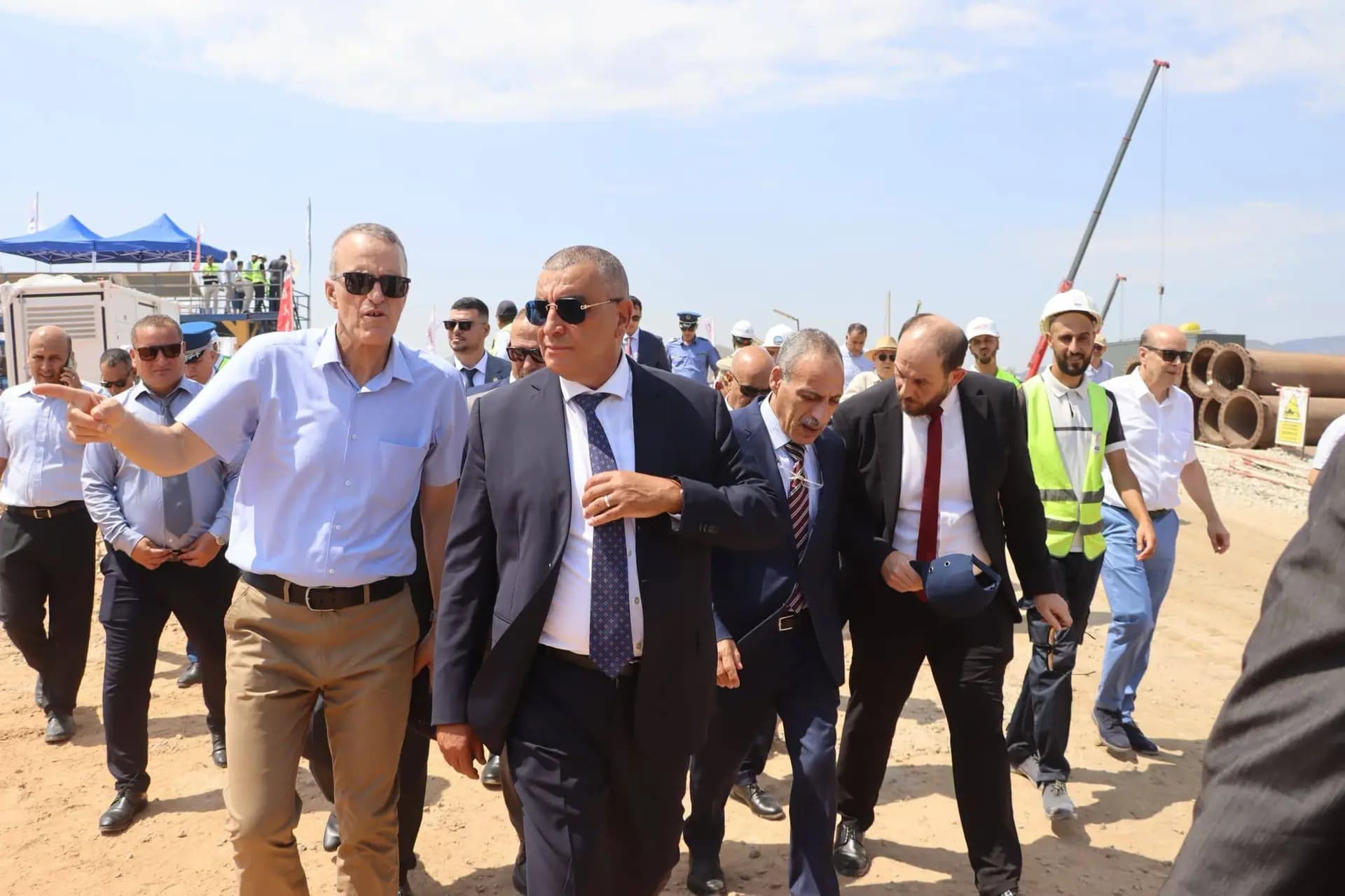 Djellaoui s’enquiert de l'avancement des travaux d'extension du port phosphatier d'Annaba