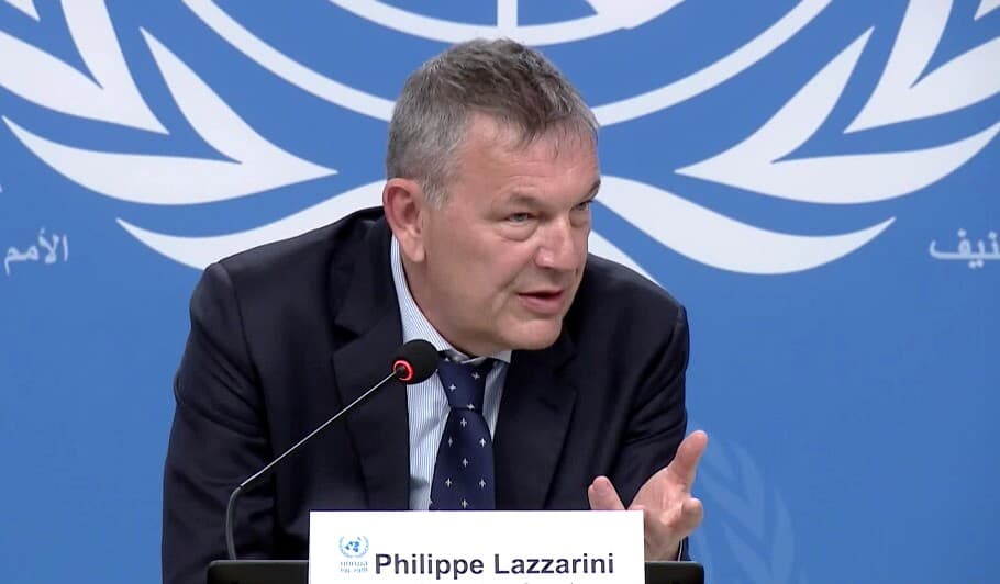 Le chef de l'agence de l'ONU pour les réfugiés palestiniens (UNRWA), Philippe Lazzarini
