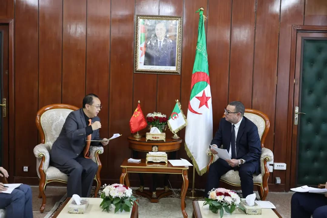 Sayoud reçoit l'ambassadeur de la République populaire de Chine en Algérie