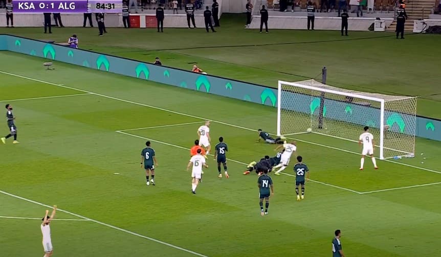 L'Algérie bat l'Arabie saoudite (2-0)