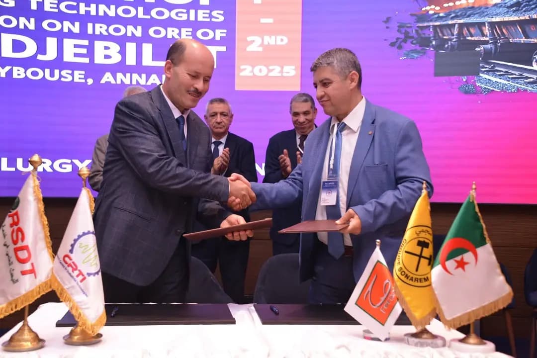 Convention pour le développement de techniques locales de traitement du minerai de fer et la modernisation des systèmes de production