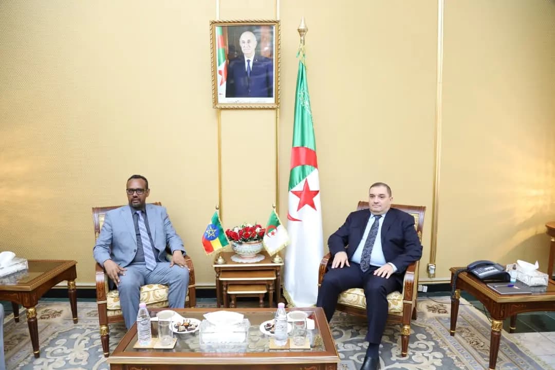 Boudjemaa reçoit le ministre d'Etat de la Justice de la République fédérale démocratique d'Ethiopie