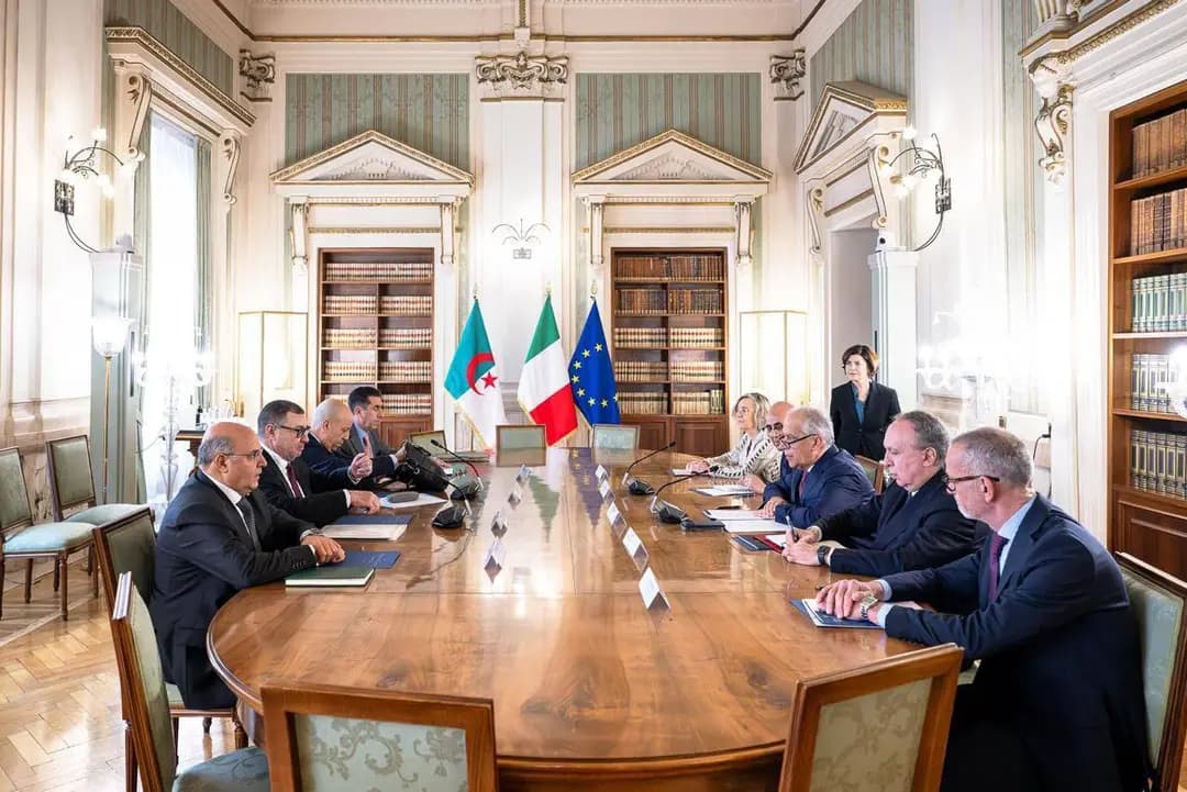 Sayoud effectue une visite de travail en Italie