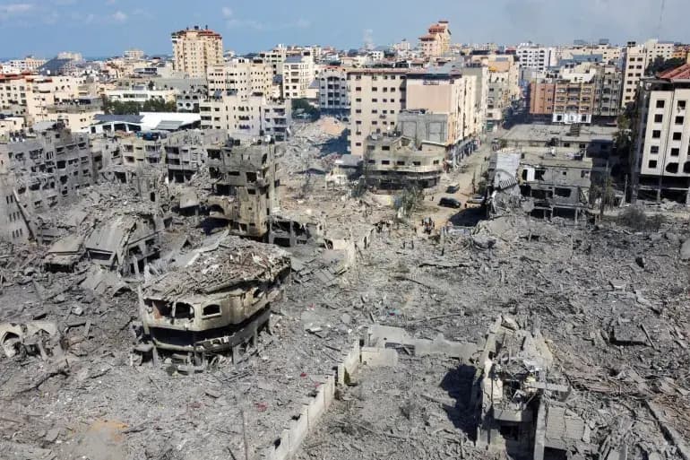 Plus de 61 millions de tonnes de débris recouvrent Ghaza