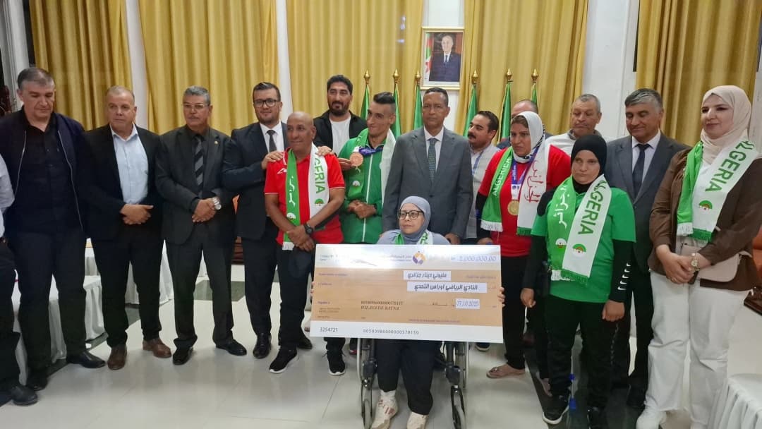 Batna honore les athlètes paralympiques du club "Aurès El-Tahaddi"