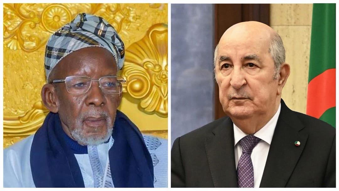 Le président de la République reçoit les condoléances du président de l'Union islamique africaine