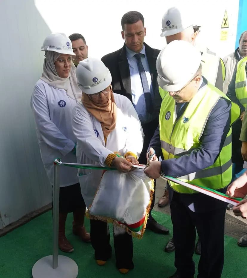 Baddari inaugure une entreprise de traitement des déchets industriels liquides