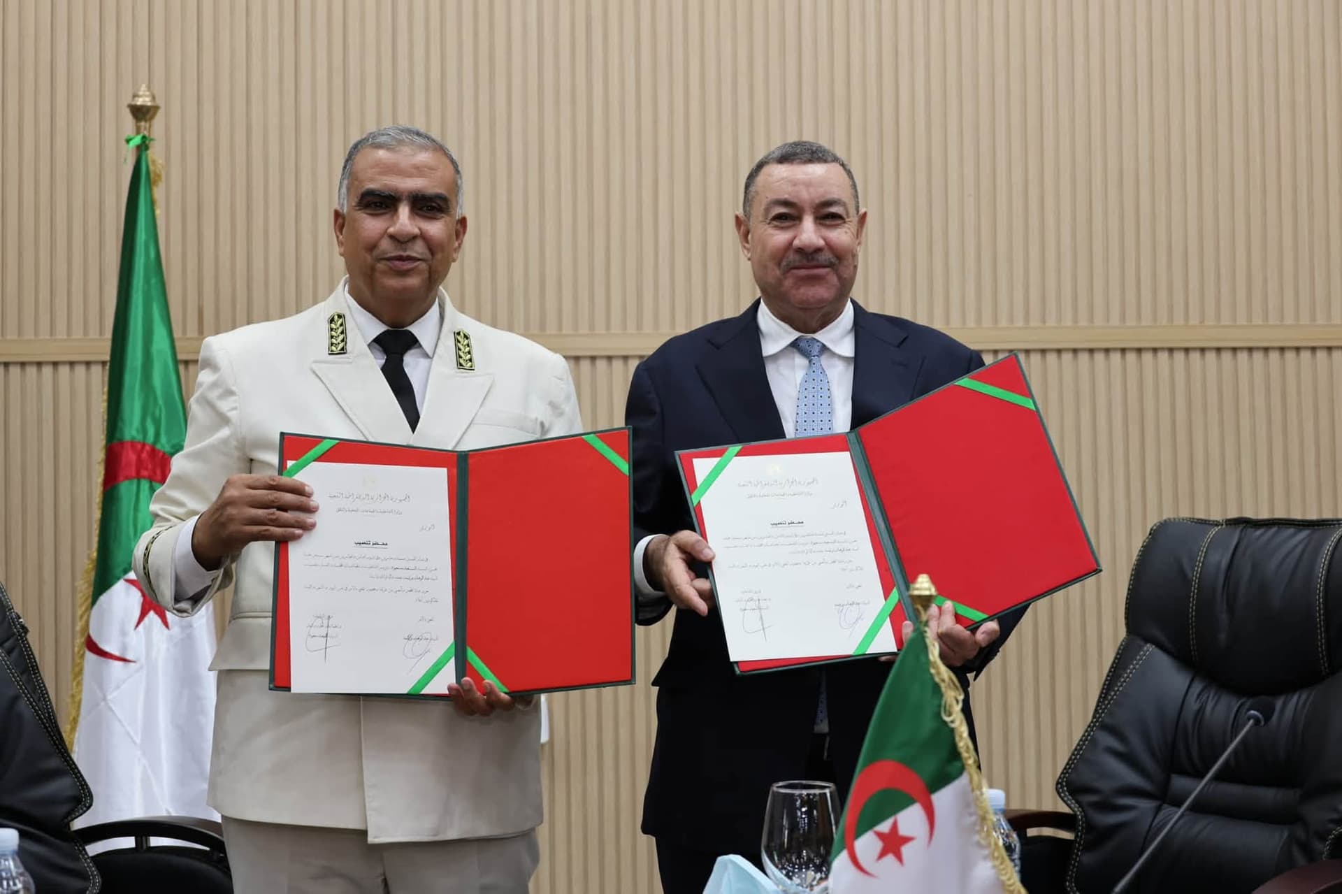 Sayoud préside l’installation d’Abdelouahab Bertima en tant que wali de Tiaret