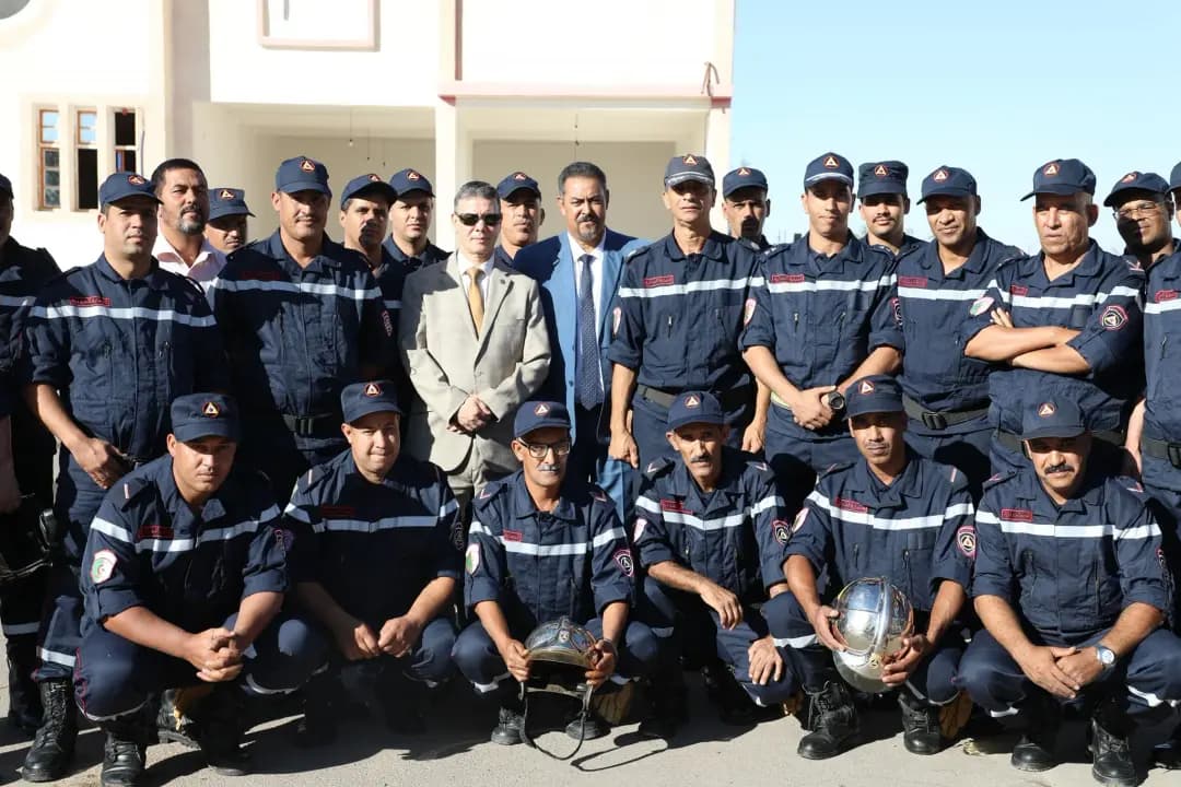 Le DG de la Protection civile achève sa visite de travail dans la wilaya de Tindouf