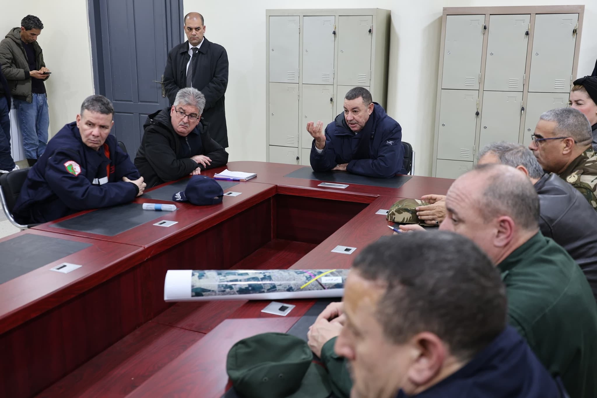 Sayoud inspecte les dégâts occasionnés par les récentes intempéries