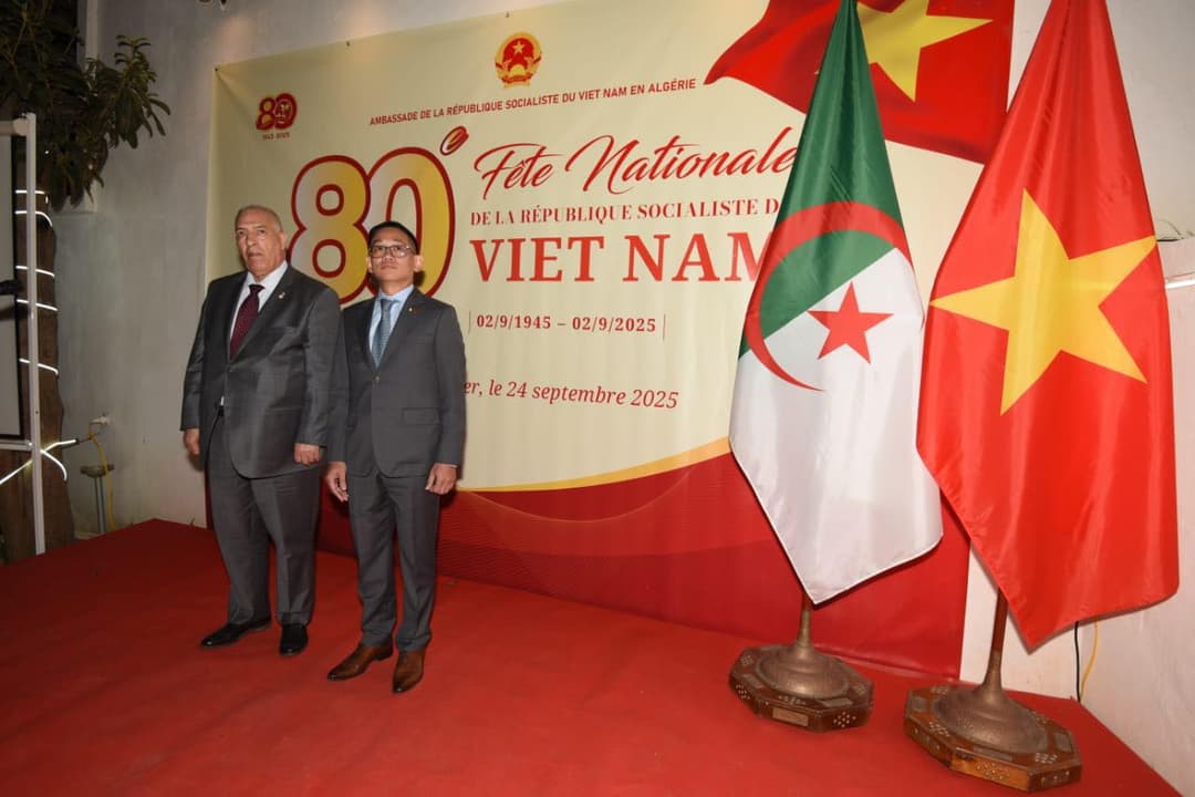 Le ministre des Moudjahidine prend part à la cérémonie de célébration du 80e anniversaire de la fête nationale du Vietnam.