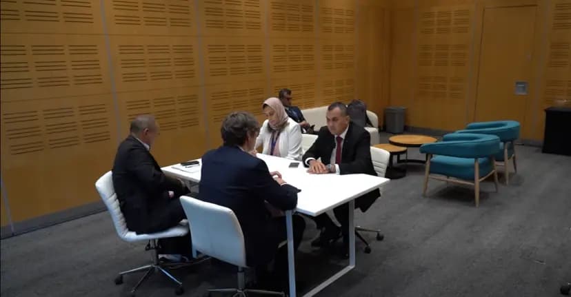 Zerrouki s'entretient avec nombre de ses homologues et représentants d'organisations internationales