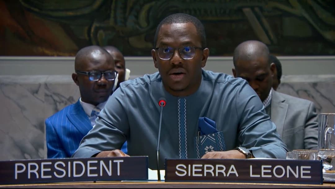 Imran Kanu, représentant permanent de la Sierra Leone