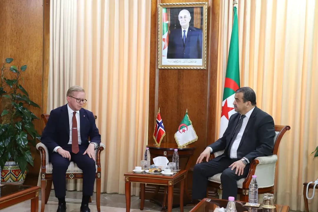 Arkab reçoit le vice-ministre norvégien de l'Energie