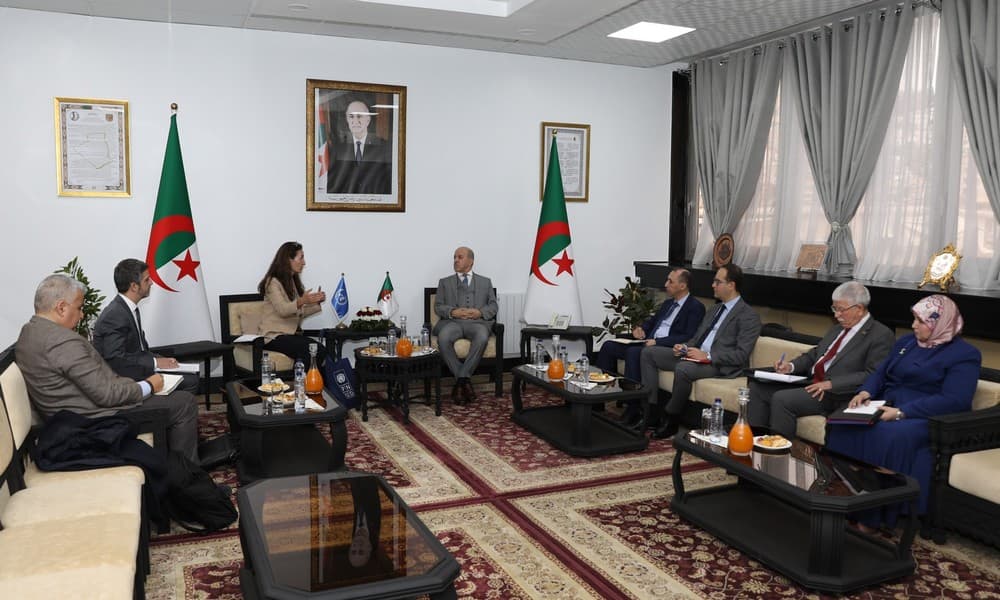Saihi reçoit la représentante résidente du PNUD en Algérie