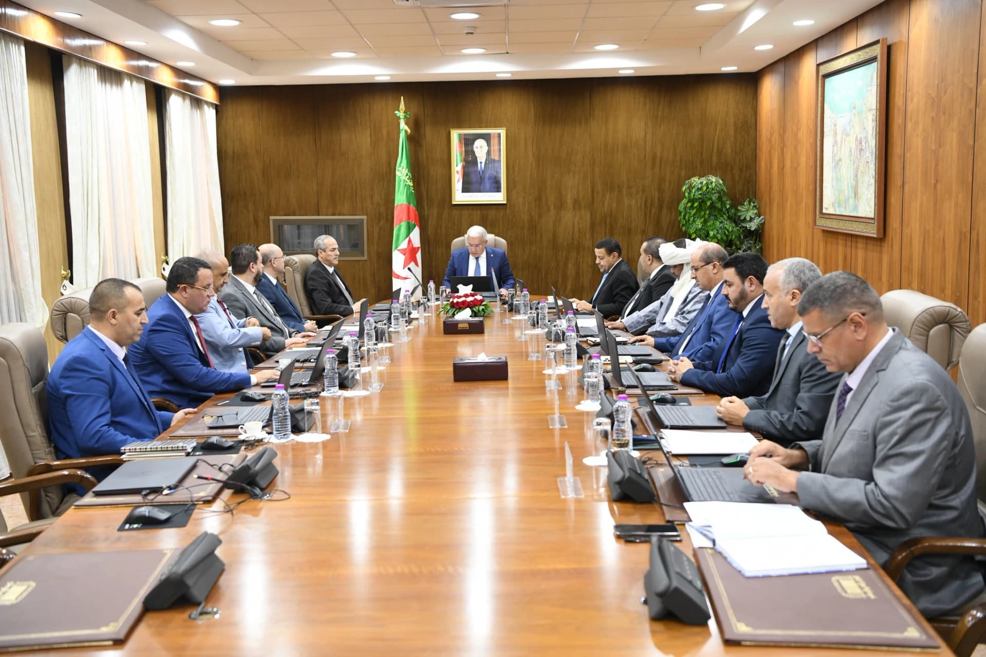 Le président de l'Assemblée populaire nationale (APN), M. Brahim Boughali