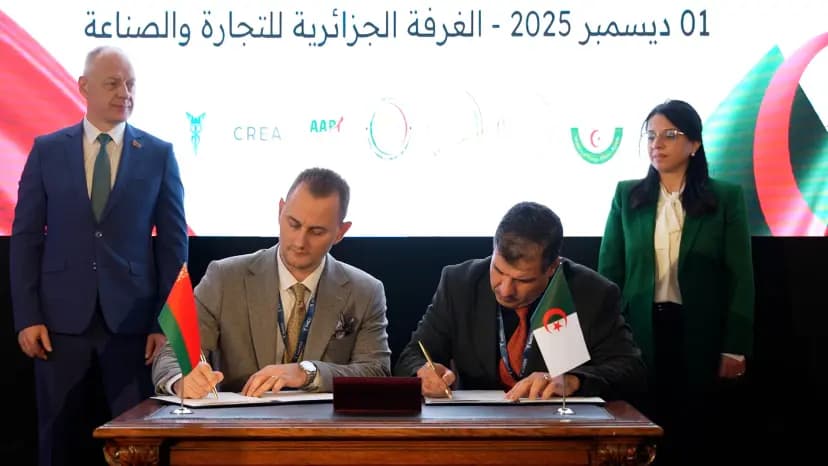Forum économique algéro-biélorusse: signature de cinq accords de partenariat
