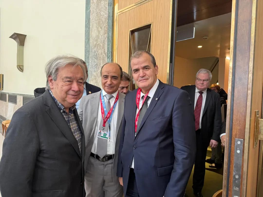 Rezig rencontre le Secrétaire général des Nations unies à Genève