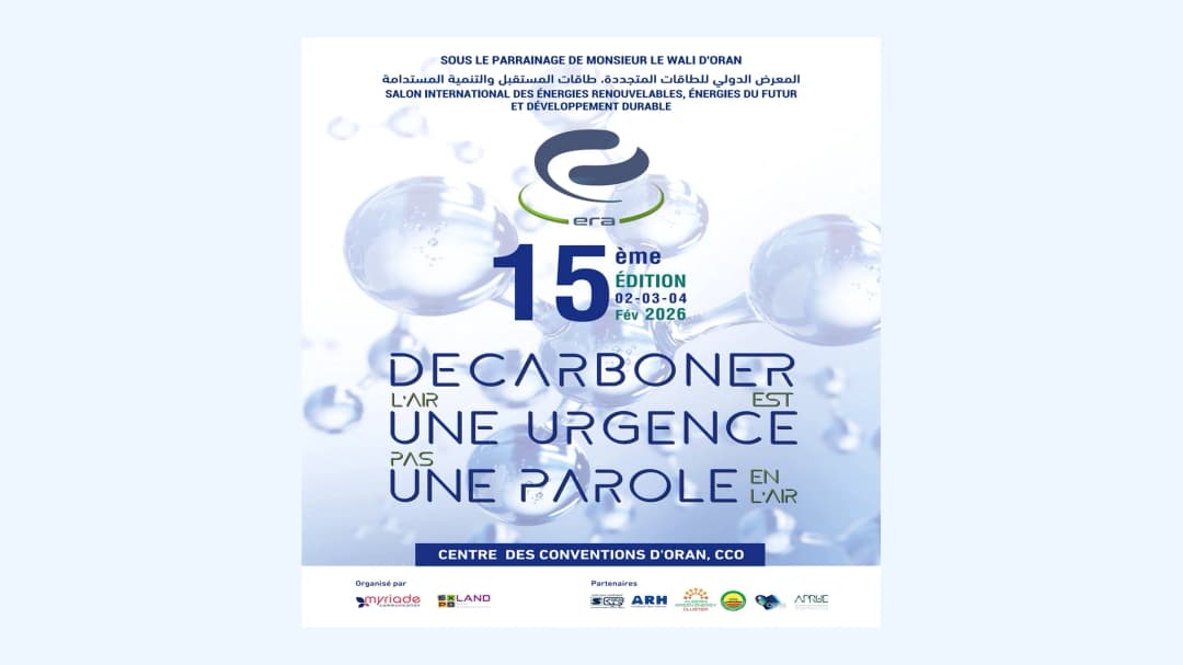 Le Salon des énergies renouvelables, des énergies du futur et du développement durable du 2 au 4 février à Oran
