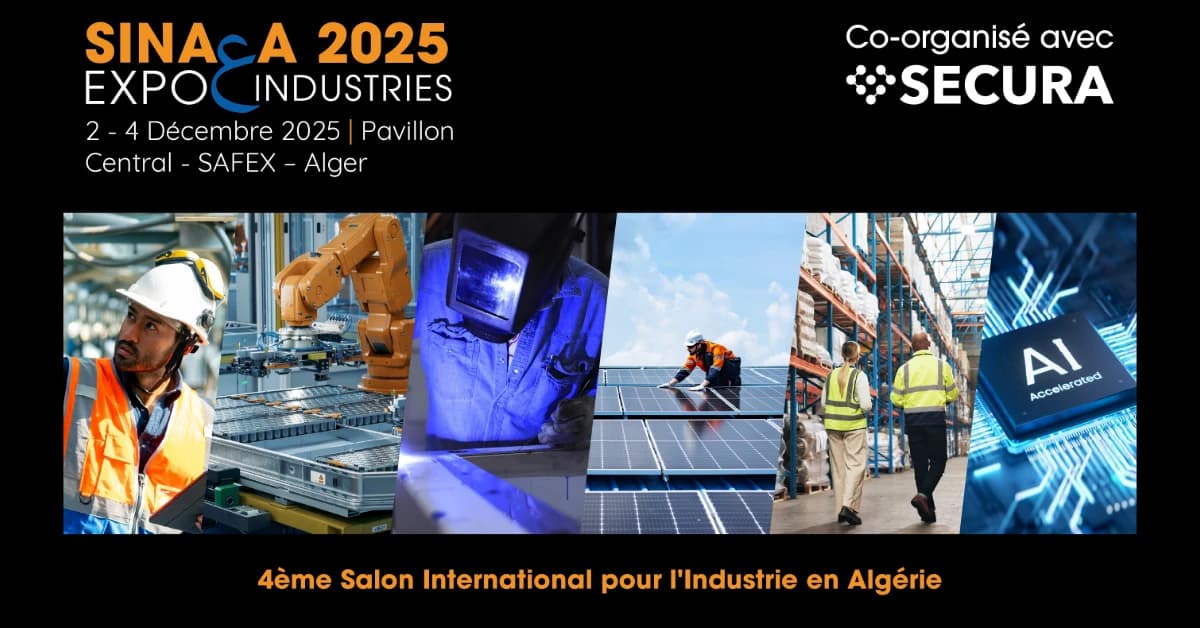 Salon international pour l'industrie en Algérie: tenue de la 4e édition du 2 au 4 décembre à Alger