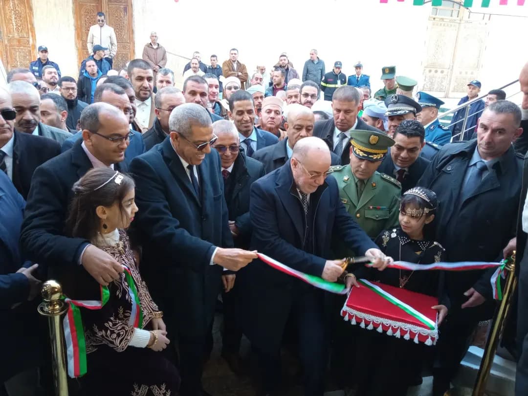 Belmehdi supervise à M’sila l'inauguration de l'école coranique de la mosquée El Kotb
