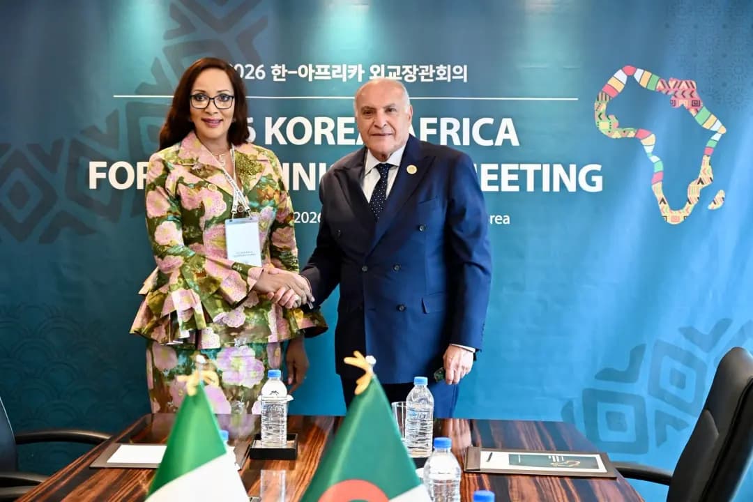 Attaf s'entretient à Séoul avec son homologue nigériane