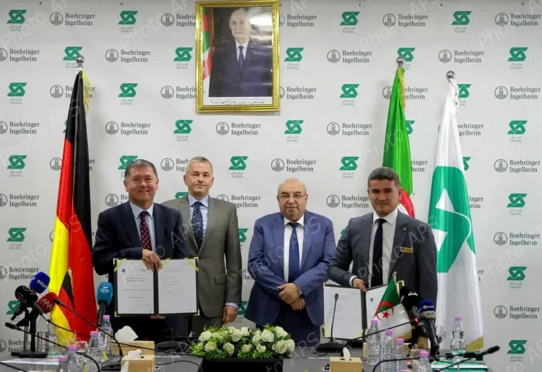 Saïdal signe avec l'allemand Boehringer Ingelheim un accord pour la fabrication en Algérie d'un traitement innovant contre la fibrose pulmonaire