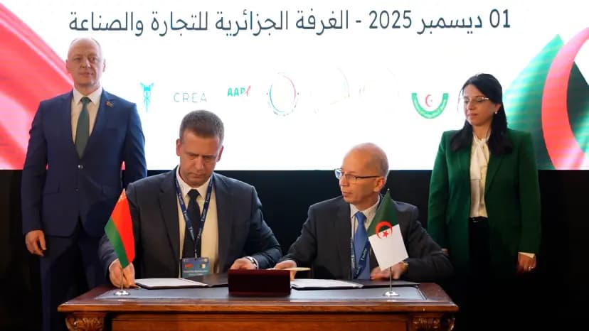 Forum économique algéro-biélorusse: signature de cinq accords de partenariat