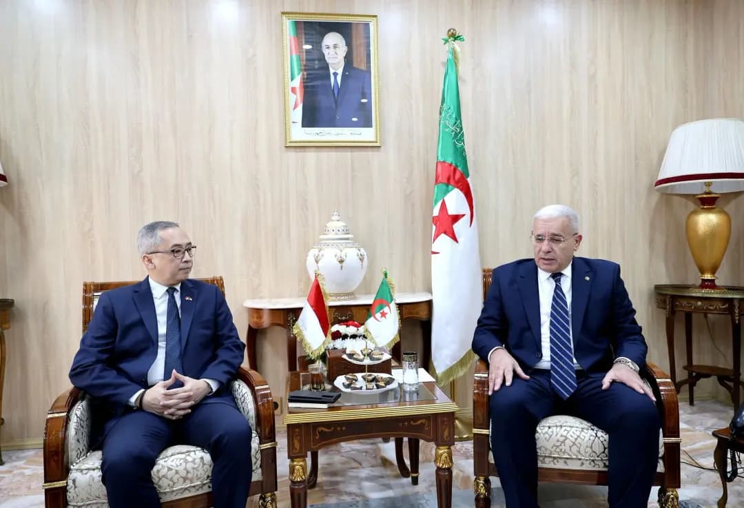 Boughali reçoit l’ambassadeur d’Indonésie en Algérie