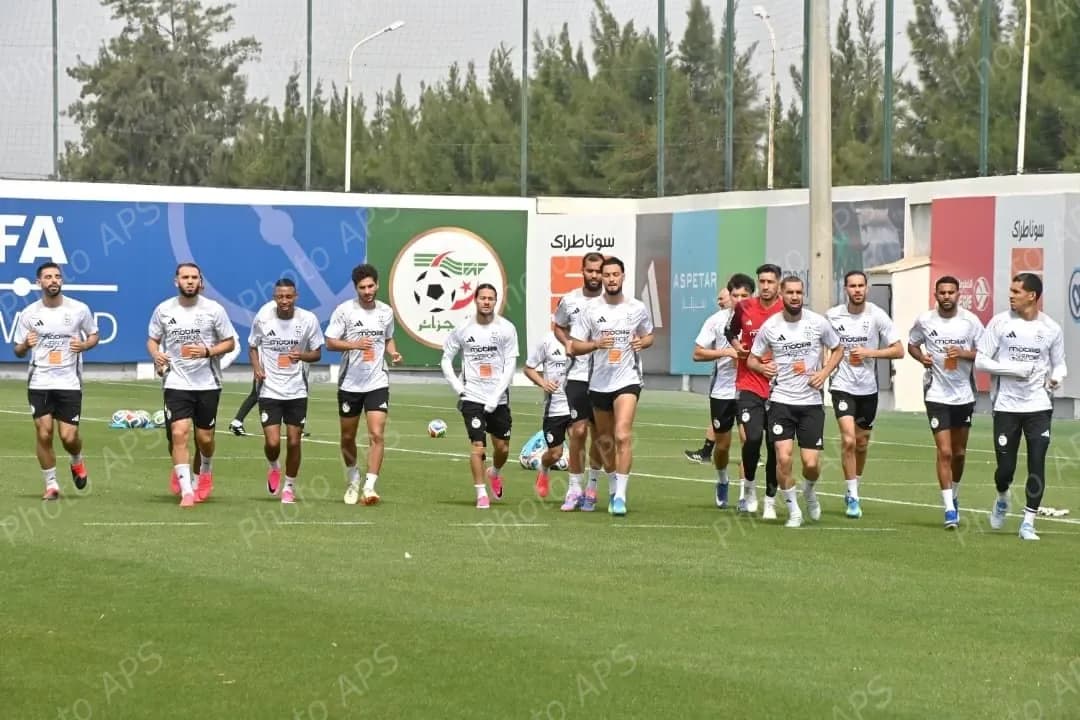 Dernier entraînement des Verts à Sidi Moussa avant le départ pour les Etats-Unis
