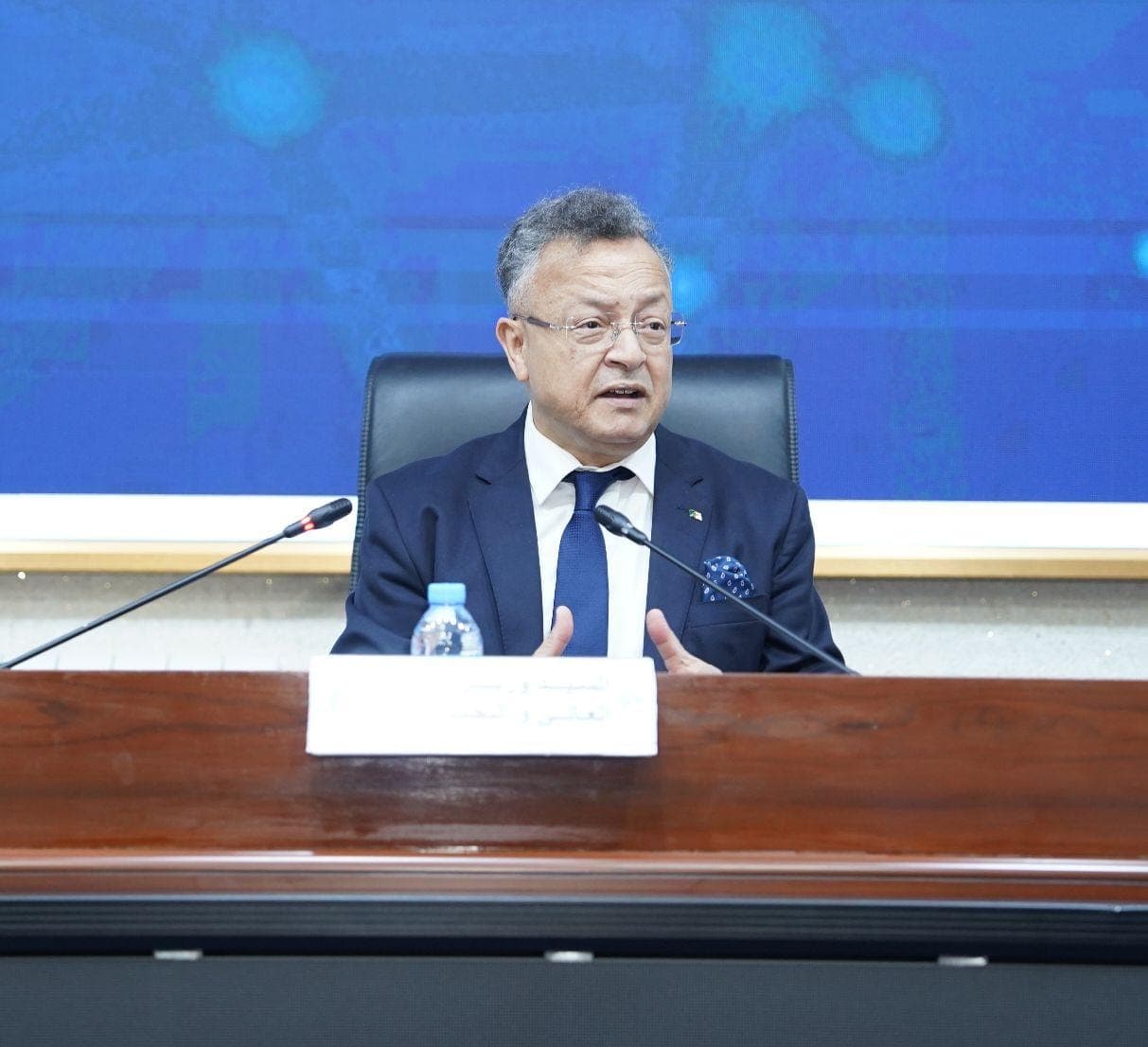 Le ministre de l'Enseignement supérieur et de la Recherche scientifique, M. Kamel Baddari