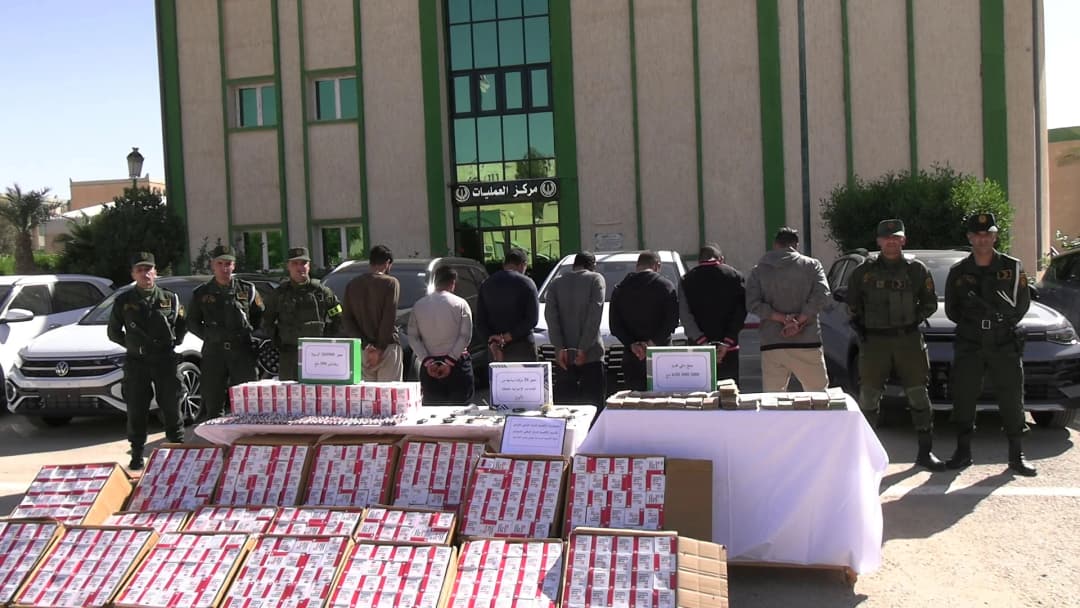 8 narcotrafiquants arrêtés et près de 266.000 comprimés psychotropes saisis