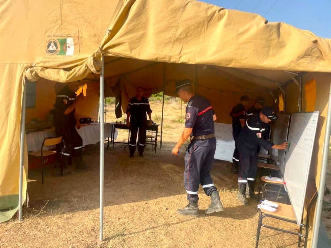 Annaba : installation de deux centres opérationnels pour renforcer le suivi et la lutte contre les feux de forêt dans les communes de Seraïdi et Oued El Aneb