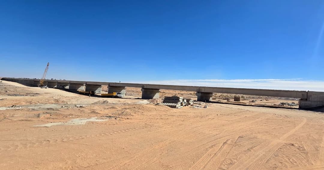Pont ferroviaire du mégaprojet Bechar-Tindouf-Gara Djebilet