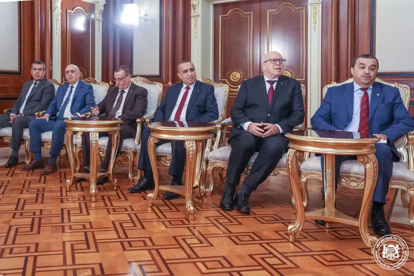 Représentant le président de la République, Arkab reçu à N'Djamena par le président de la République du Tchad