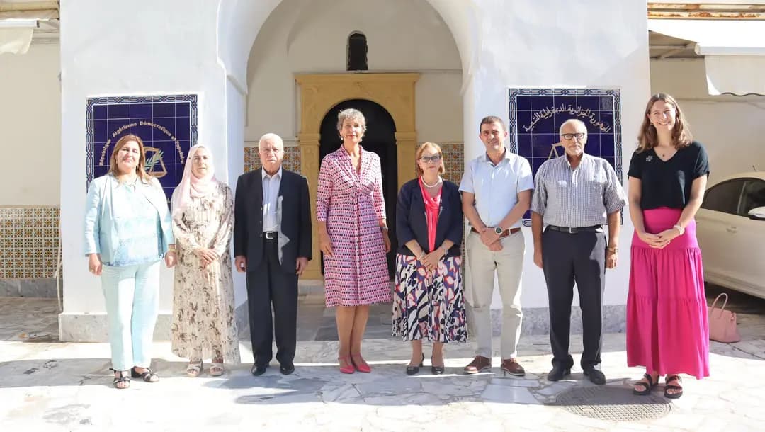 La présidente du CNDH reçoit l'ambassadrice suisse en Algérie
