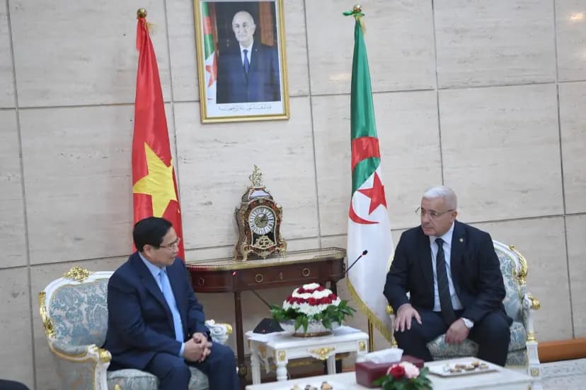 Boughali examine avec le Premier ministre vietnamien les moyens de renforcer la coopération entre les deux pays