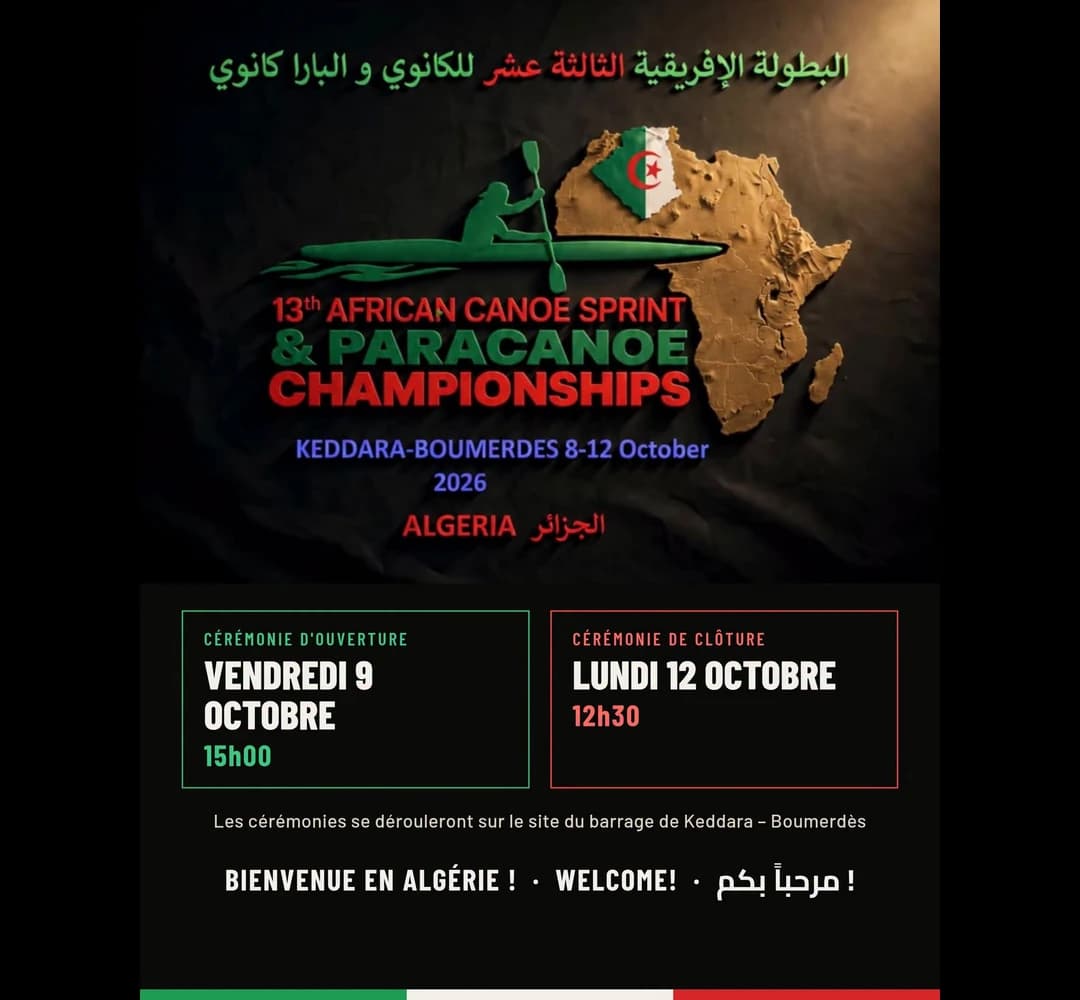 Canoë et para-canoë / Championnats d'Afrique