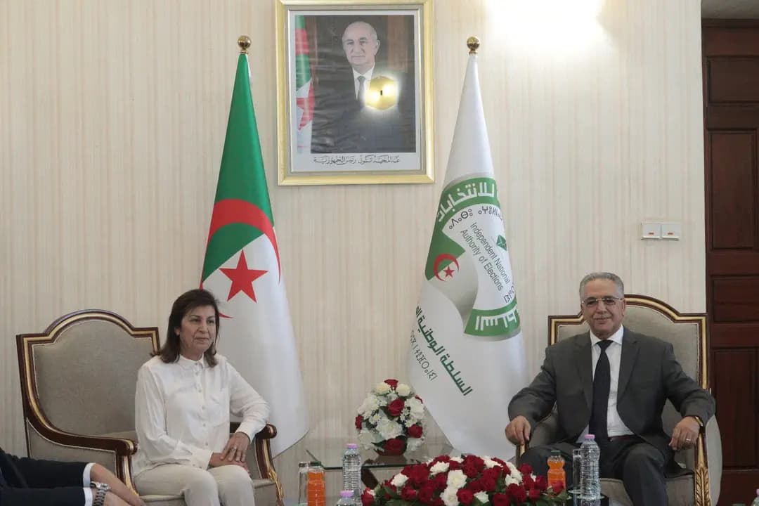 Le président de l'ANIE reçoit la présidente du FCL