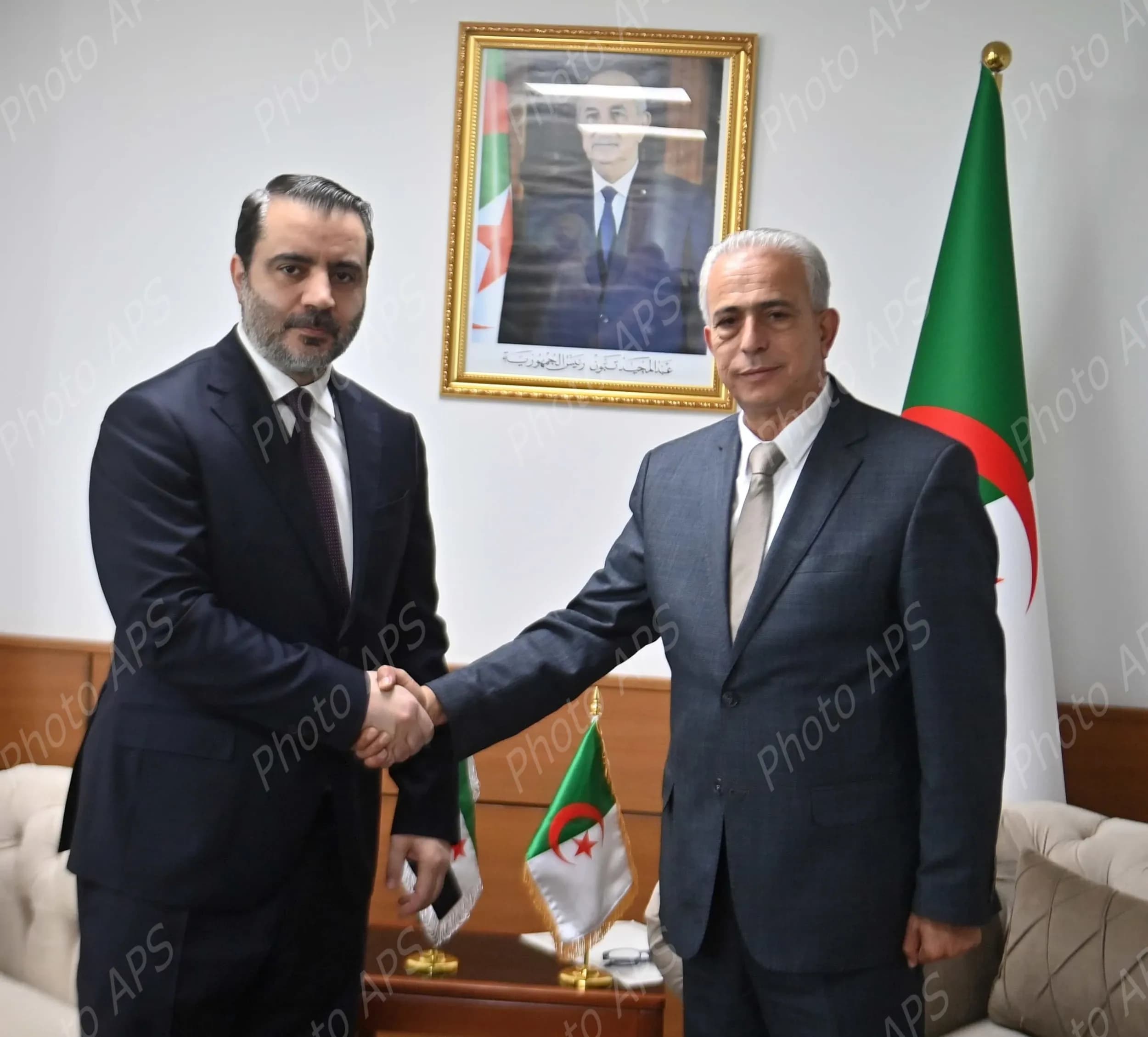 Hanifi reçoit le ministre syrien des affaires étrangères