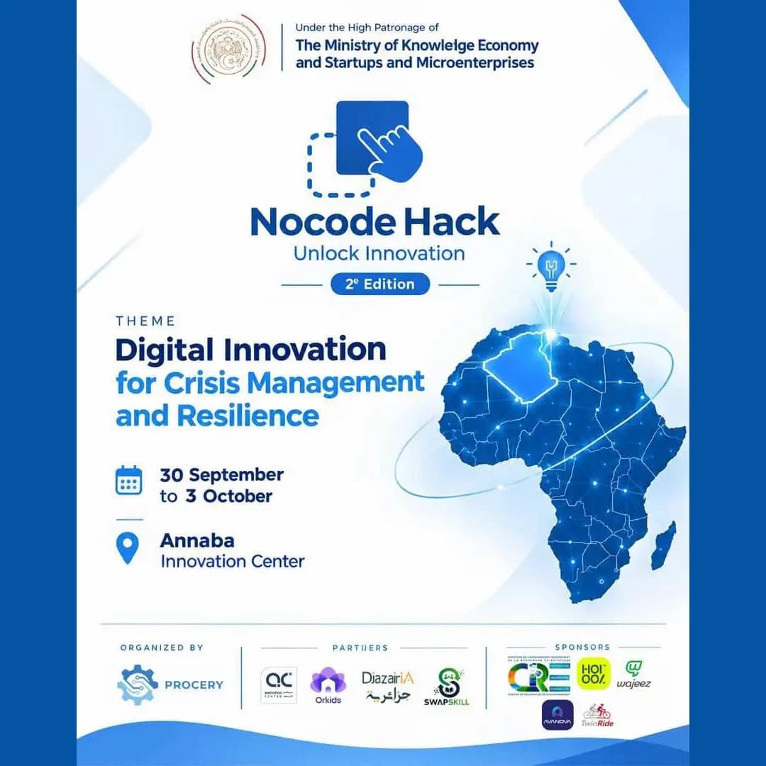Lancement d'un programme de formation en prévision du "Hackathon africain" prévu à Annaba du 30 septembre au 3 octobre