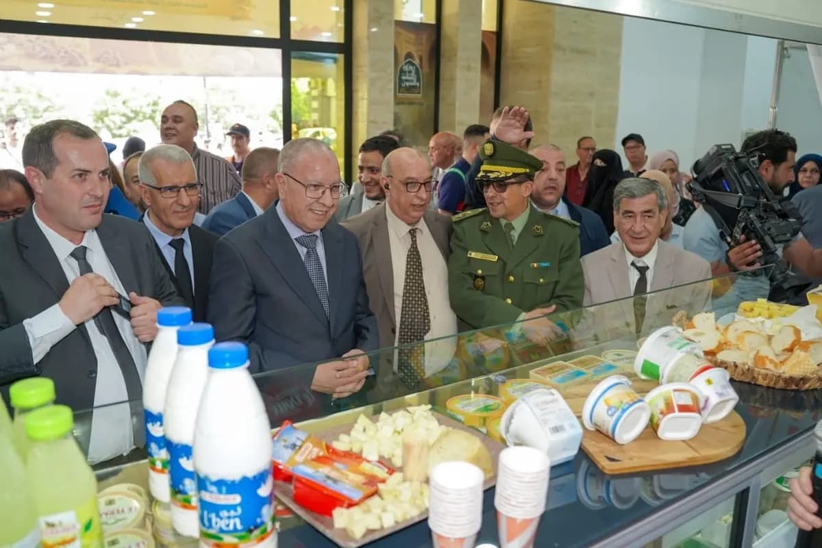 Ouverture du 1er Salon national du fromage et les dérivés du lait avec la participation de 25 exposants