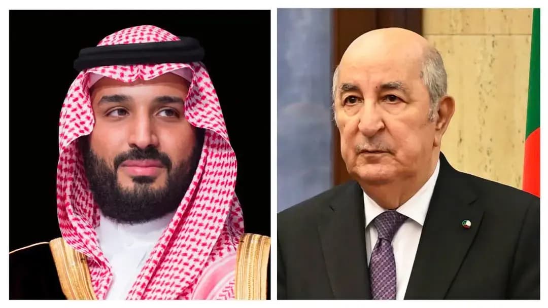 Le prince héritier du Royaume d'Arabie saoudite présente ses condoléances au président de la République