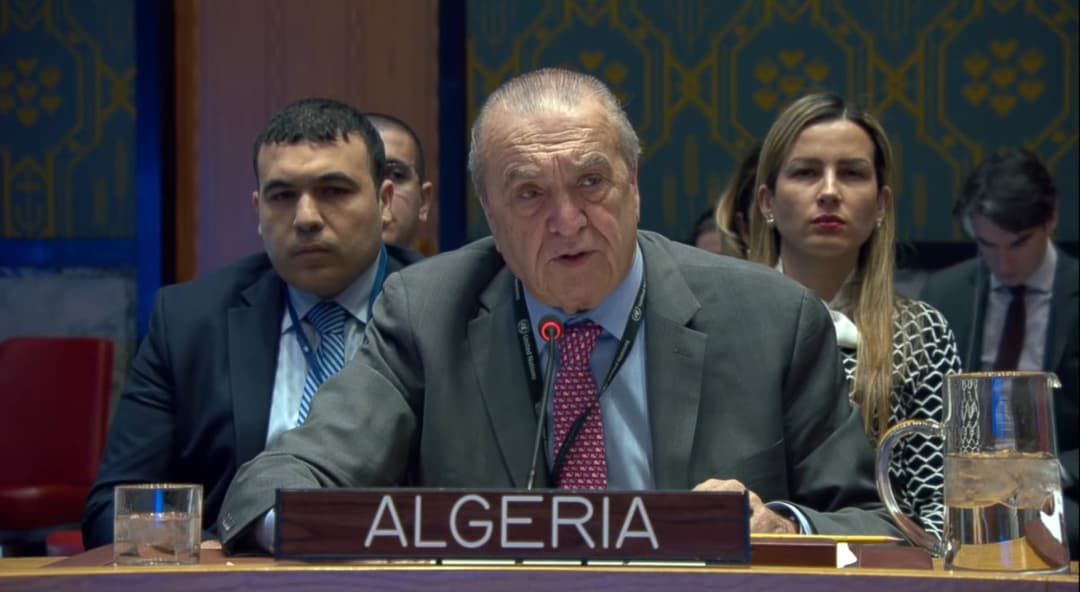 e représentant permanent de l'Algérie auprès des Nations unies, Amar Bendjama