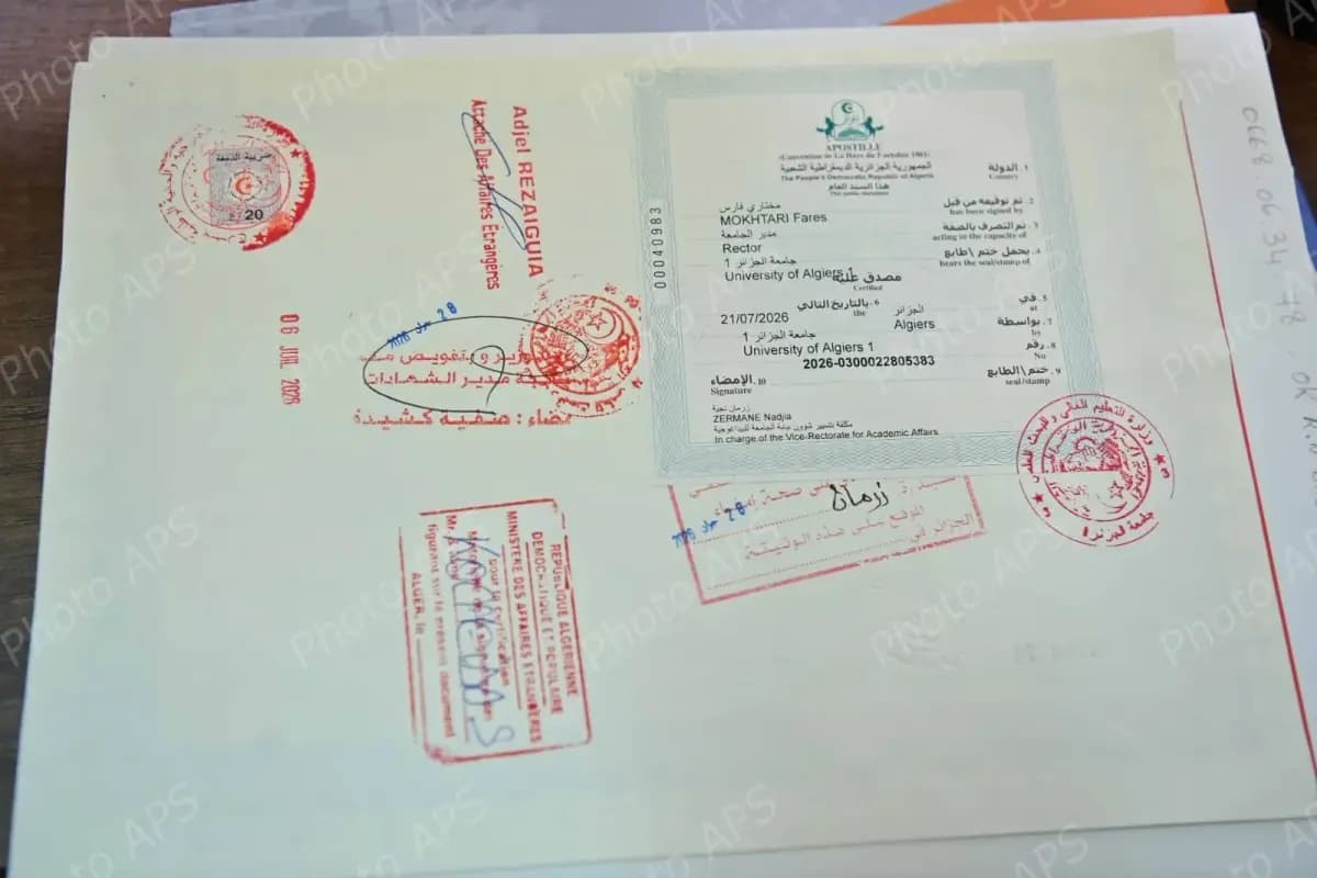 Ouverture du bureau de l'Apostille pour simplifier les procédures d'authentification des diplômes