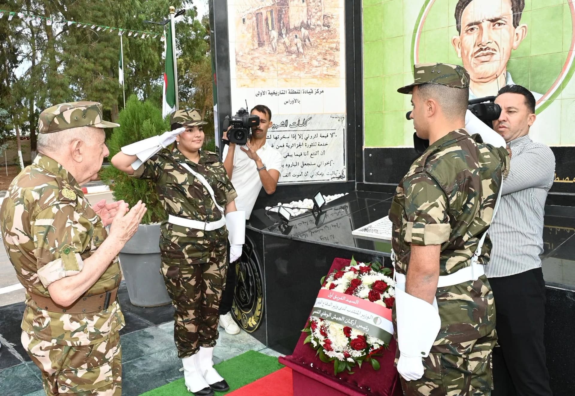 Le Général d'Armée Chanegriha en visite de travail et d'inspection en 3e Région militaire