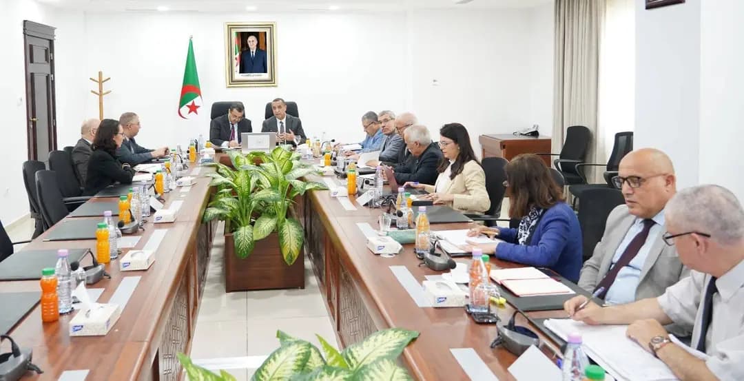 Arkab et Adjal président une réunion de coordination